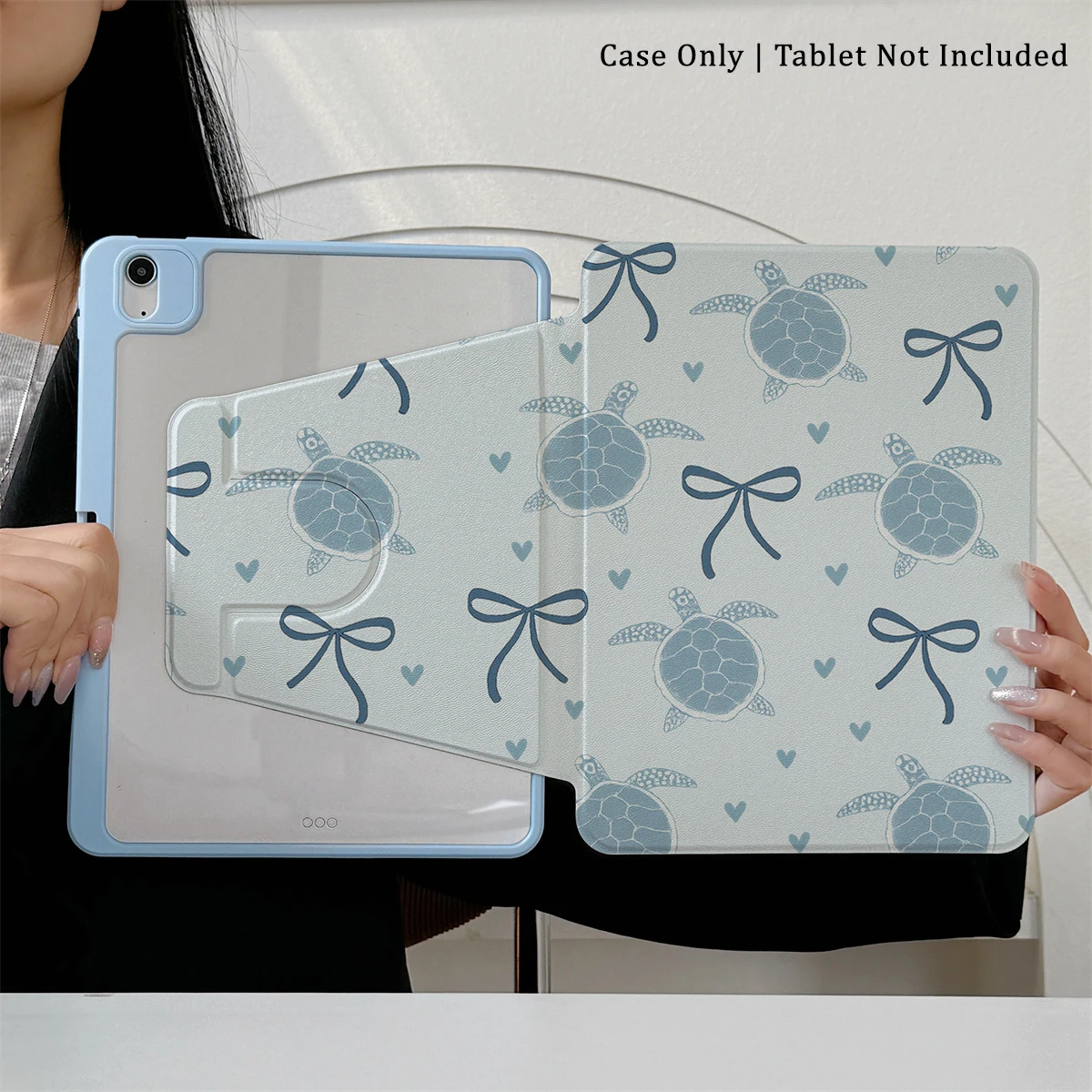 

360 ° Rotating Foldable Case to Easily Protect Your Pad: Compatible with iPad Air 6,Air 5,4,10,2024,air m3/a16 2025