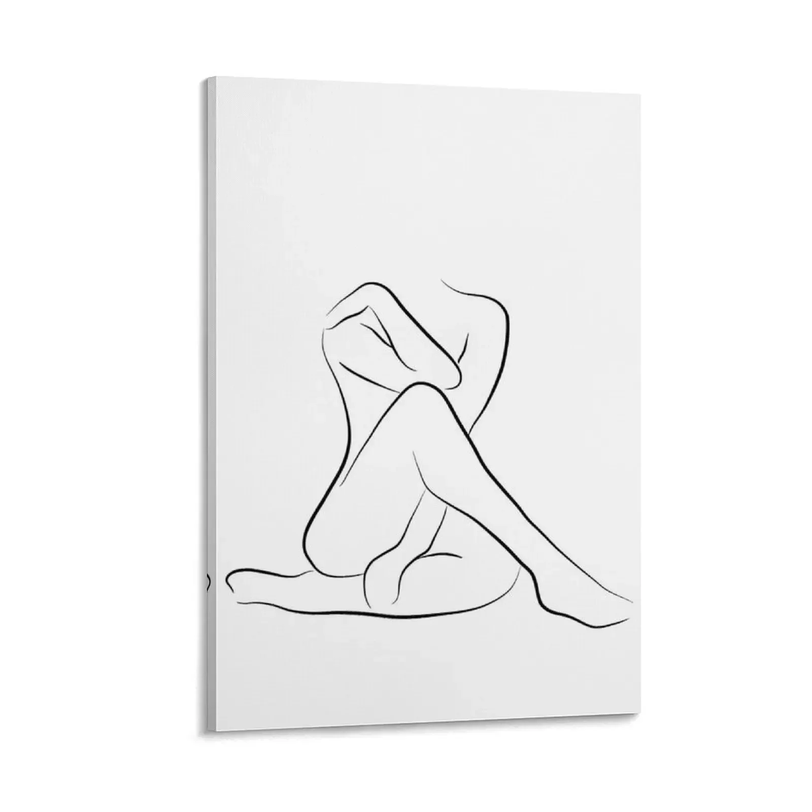 

Woman Body Line Art Drawing- Lady Clara Canvas Painting aesthetic room decor poster anime anime figure
