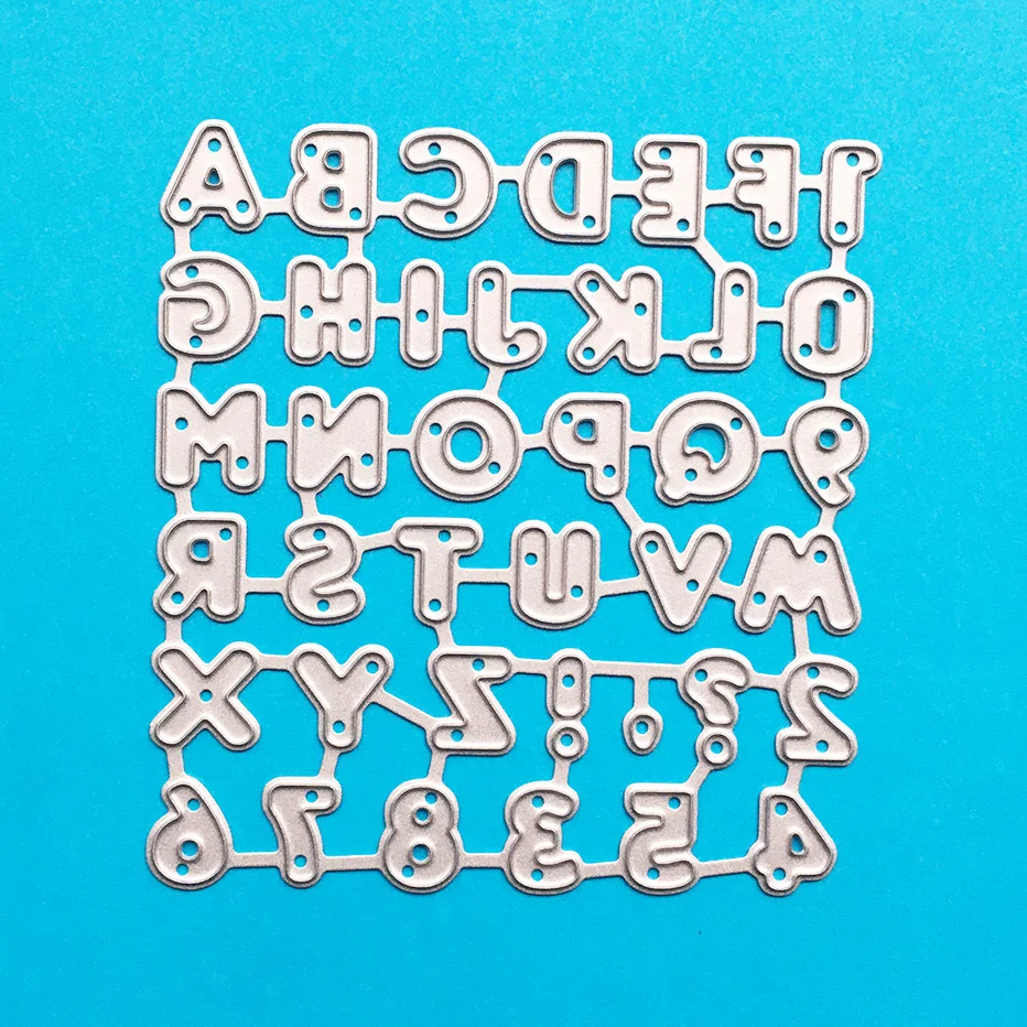 1cm height Alphabet letters numbers Scrapbook Cutting Dies clearance hot sale DIY Paper gift Card Making metal craft