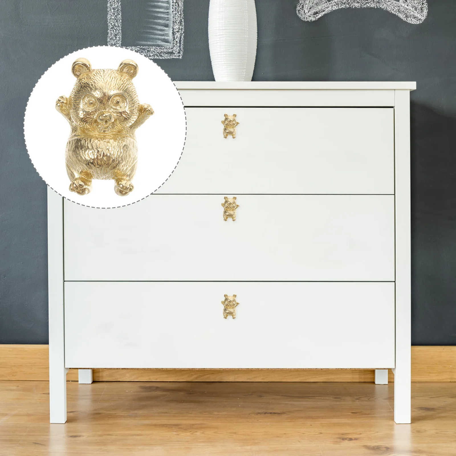 

Panda Brass Drawer Knobs Vintage Dresser Handles Cabinet Door Knobs Kitchen Cabinet Hardware Home Decor Vintage Drawer Handles