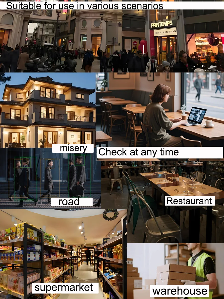 NVR POE 4K a 8 canali supporta telecamere IP da 8 MP/5 MP/4 MP con registrazione 24 ore su 24, 7 giorni su 7 Riconoscimento facciale AI