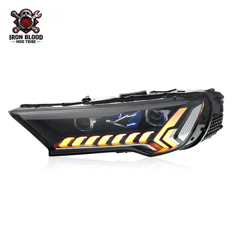 

Suitable for 2020-2023 Audi Q7 Headlight Assembly Modification High-End Matrix LED Daytime Running Light Flowing Turn Signal Len