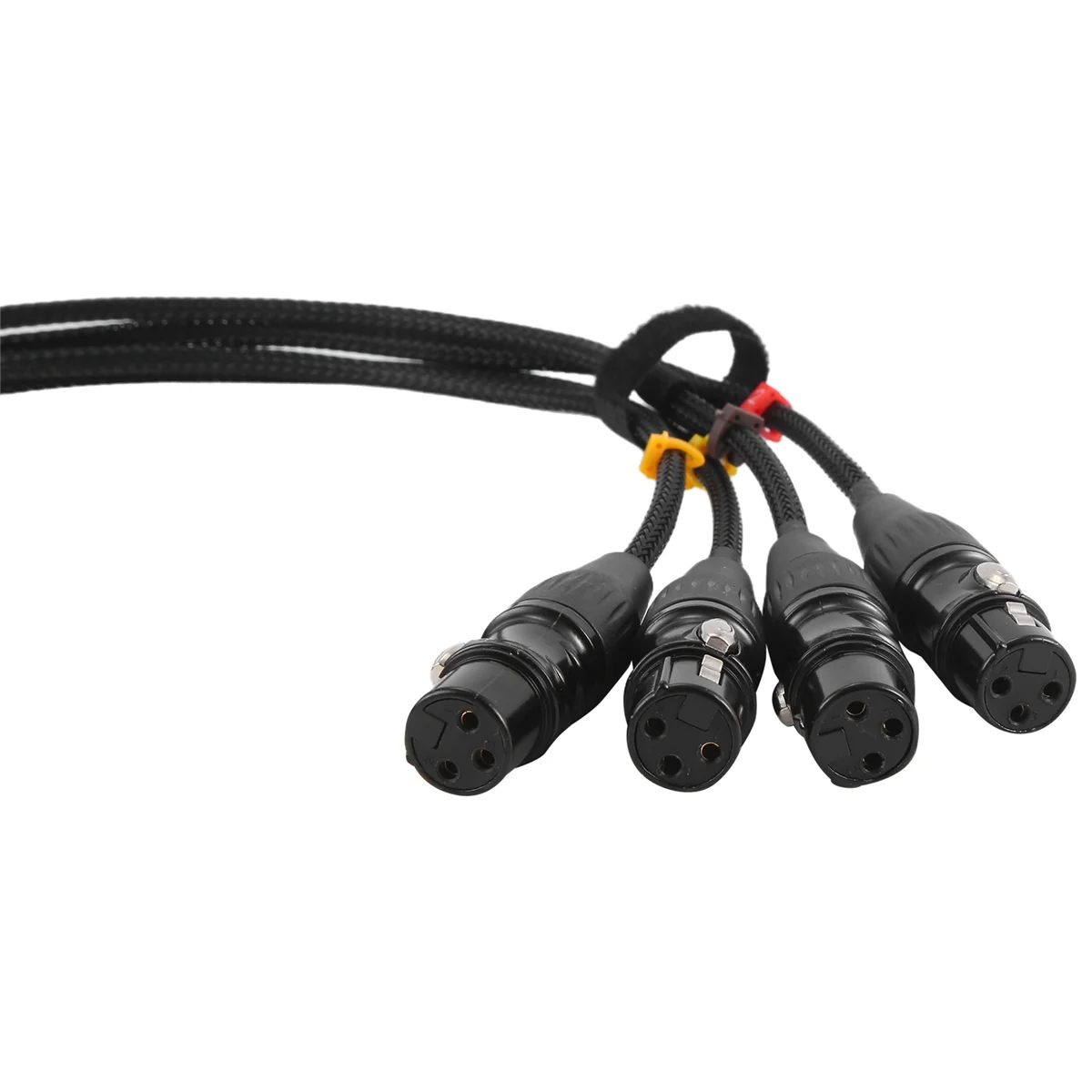 A57G-RJ45 Экранированный кабель CAT5 на 4-канальные 3-контактные гнездовые разъемы XLR Многосетевой кабель приемника для сценической студии