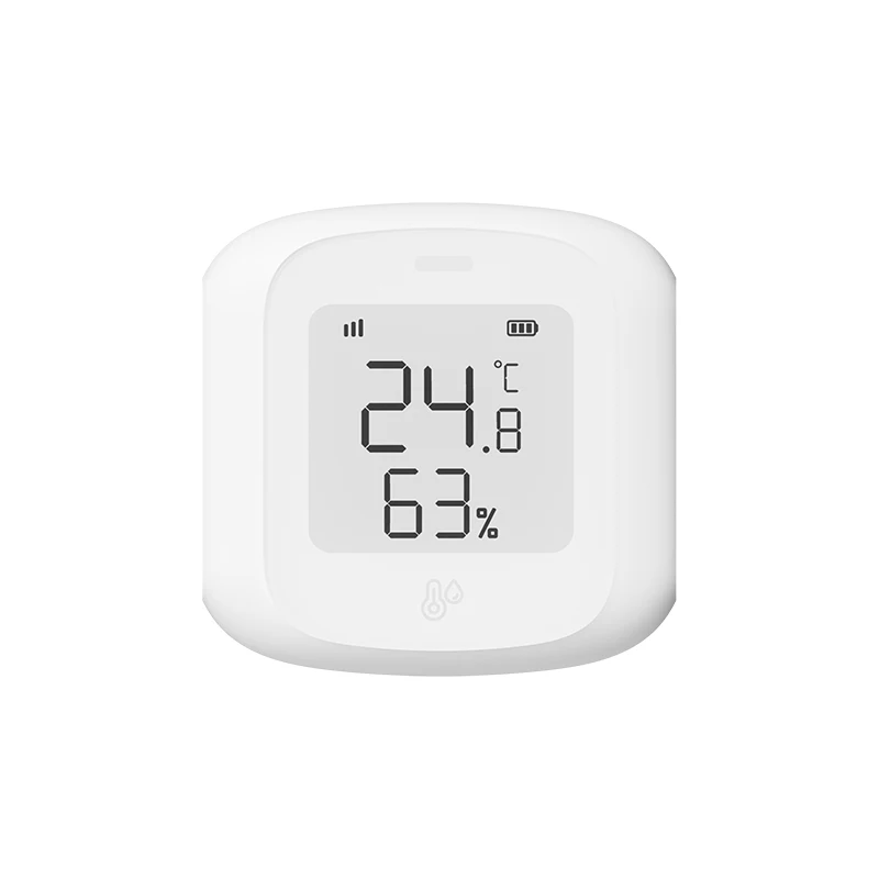 ORYZIC Zigbee 3.0 temperatuur- en vochtigheidssensor, Tuya Smart Life-app voor op afstand bedienbare thermometer voor een slim huis, compatibel met Yandex Alexa.