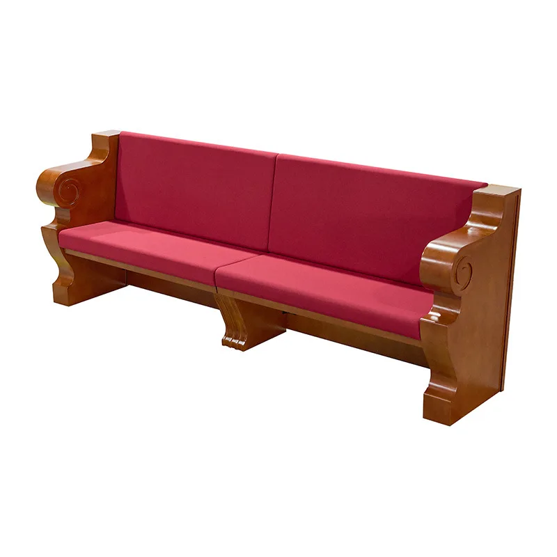 

Solid wood can be made on demand, reinforced and thickened religious furniture, kneeling chair, church chair