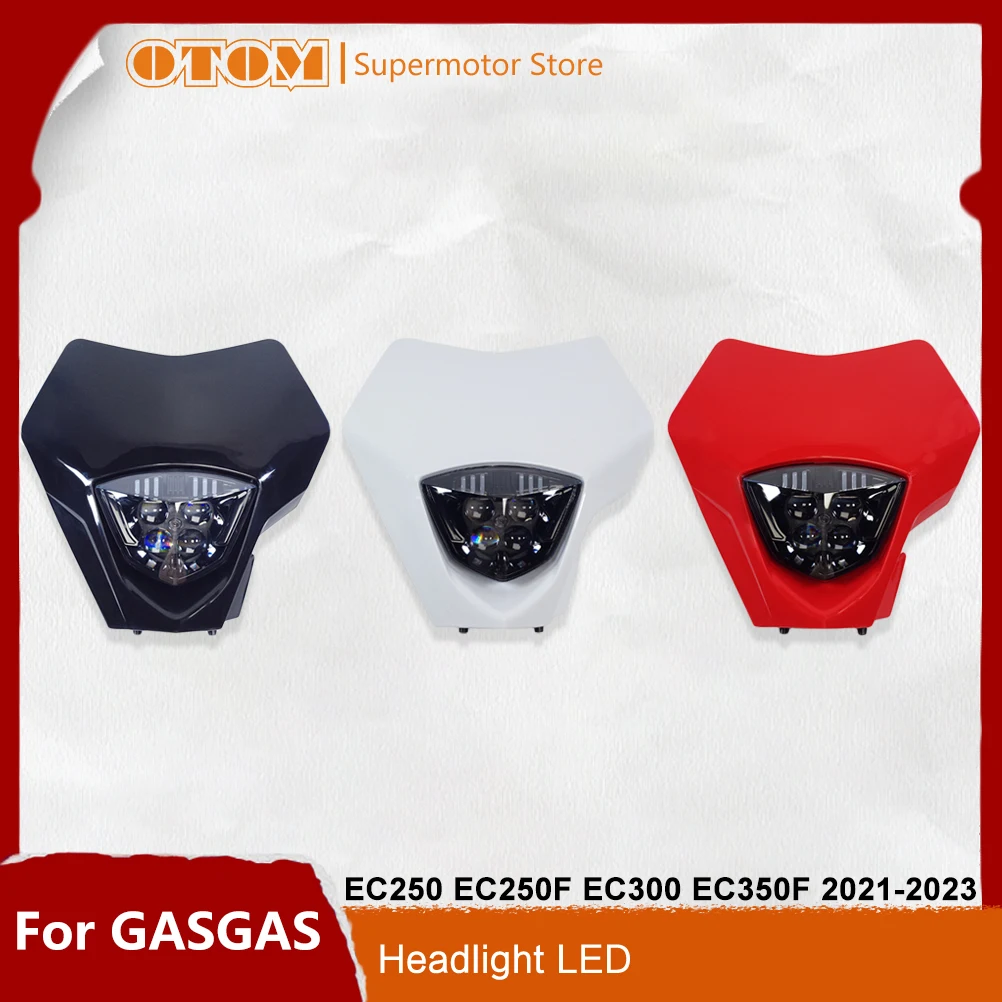 

Аксессуары для мотоциклов, светодиодная фара, обтекатель супермото, 12 В постоянного тока для GASGAS EC250 EC250F EC300 EC350F 2021-2023 Enduro