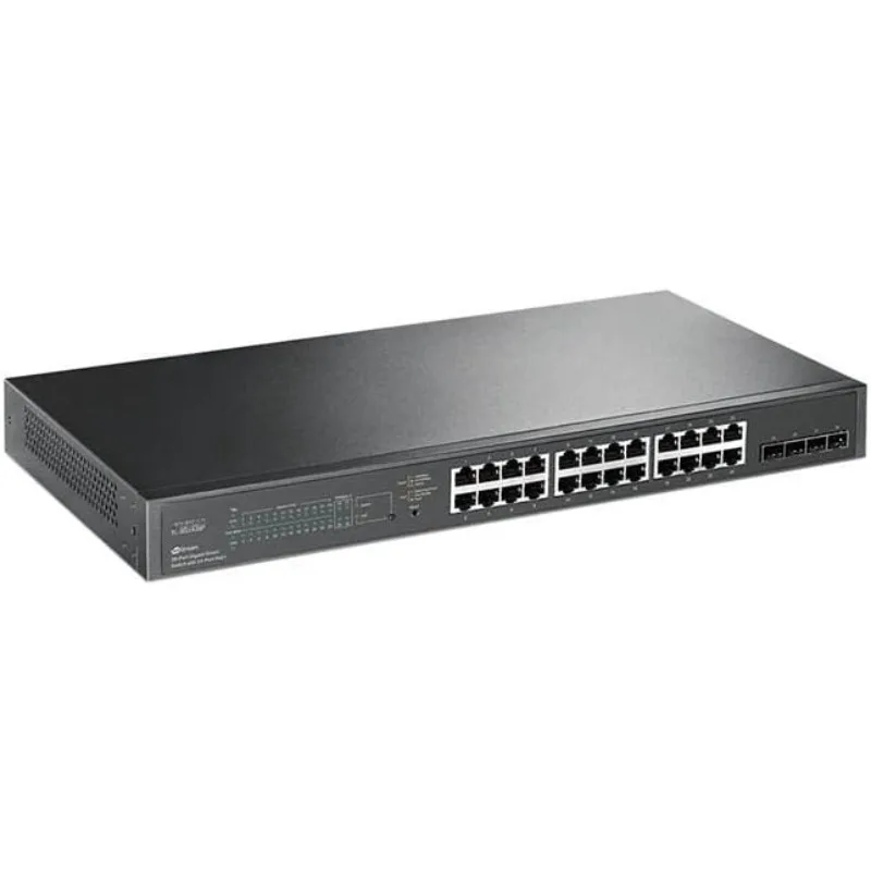 TL-SG2428P - JetStream 28-Port Gigabit Smart Switch with 24-Port PoE+ - Limited Lifetime Protection