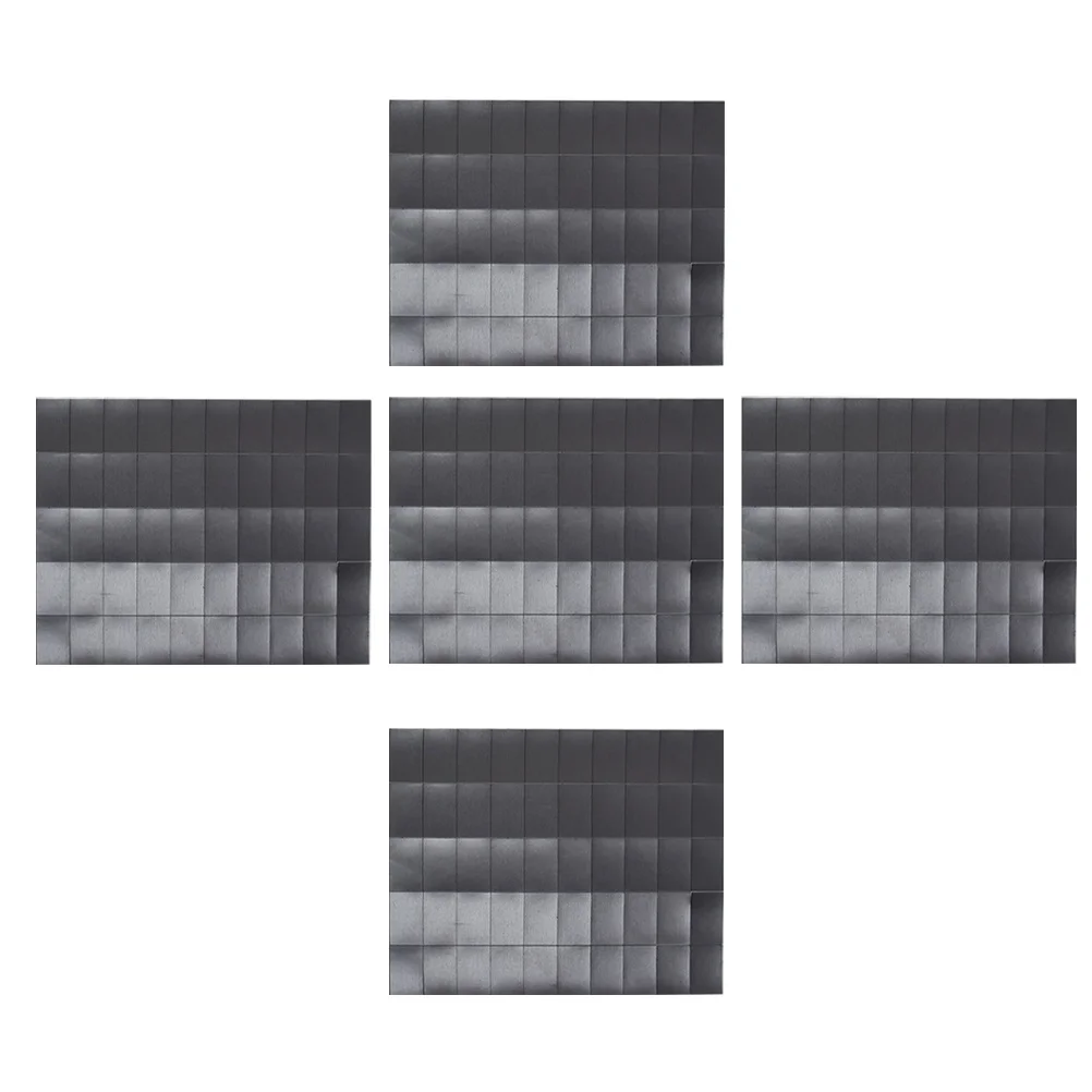 250 قطعة من الملصقات المغناطيسية على الوجهين، أوراق مغناطيسية مرنة، مادة ذاتية الصنع لإطارات الصور ولوحة إعلانات الثلاجة #5