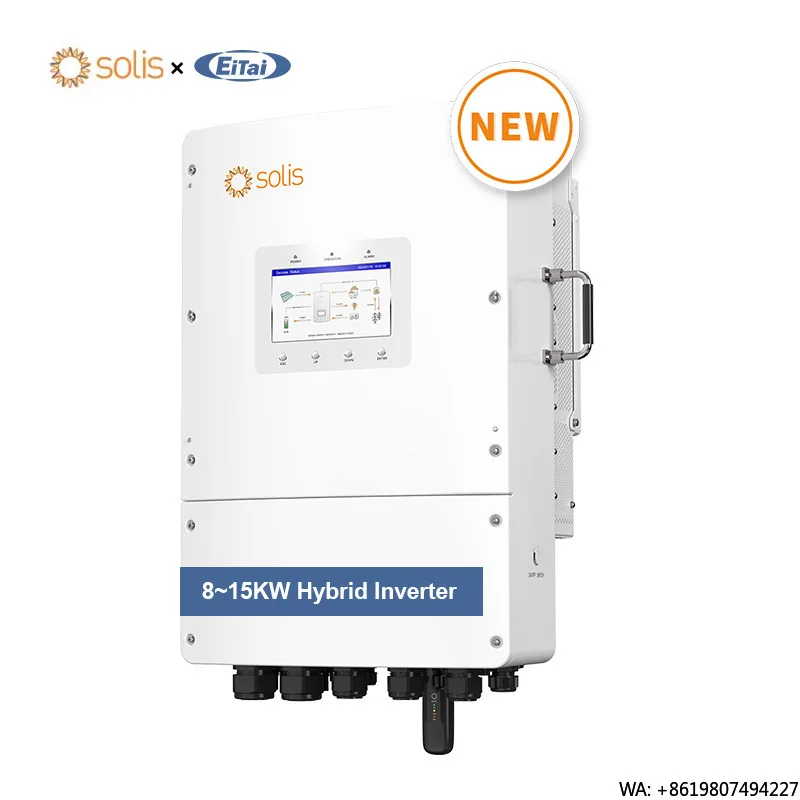SOLIS Hot Sale 10kw 12kw 15kw 3 Phase 40-60V Low Voltage Battery Hybrid Inverters 10kv 15 Kv on off Grid Solar Inverter for Home