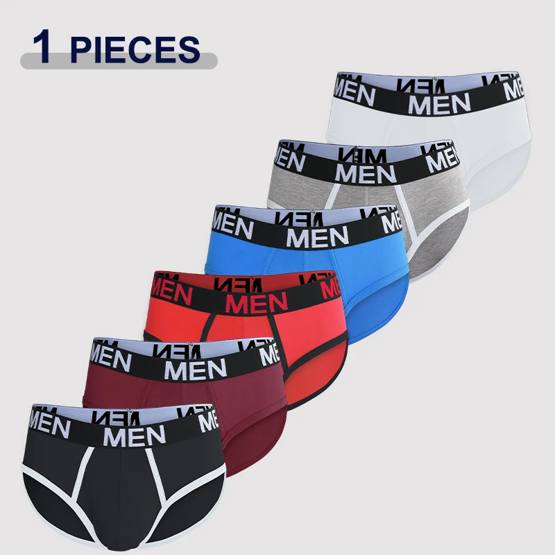 1 Teile/satz männer Viskose Brief Höschen Nahtlose Hohe Qualität Atmungsaktive Unterhose Männlichen Elastische Weiche Bequeme Unterwäsche S-XL