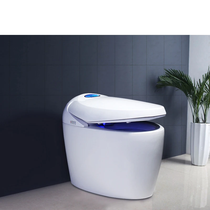 Bathroom Ceramic Intelligent Toilet Modern Luxury Electric Automatic One Piece Hotel Bidet Smart Toilet