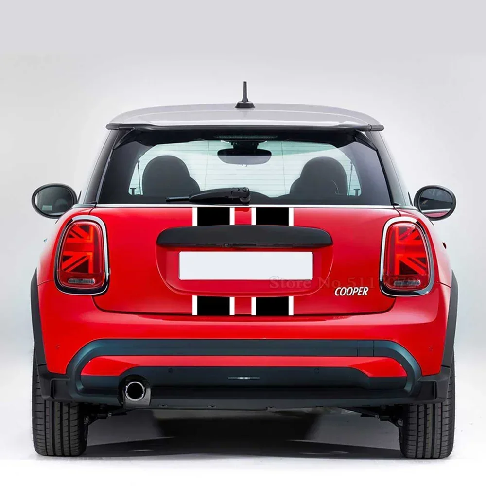 

Car Hood Sticker For MINI Cooper JCW R58 R59 R50 R52 R53 R56 R57 F55 F56 F57 Rally Line Band Bonnet Stripe Rear Tail Decal