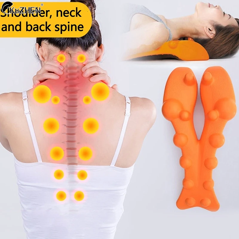 Cervical Traction Device,Neck Stretcher Massager For Neck Pain,Shoulder Stretcher,Trigger Point Massager Tool,Neck Relief Device