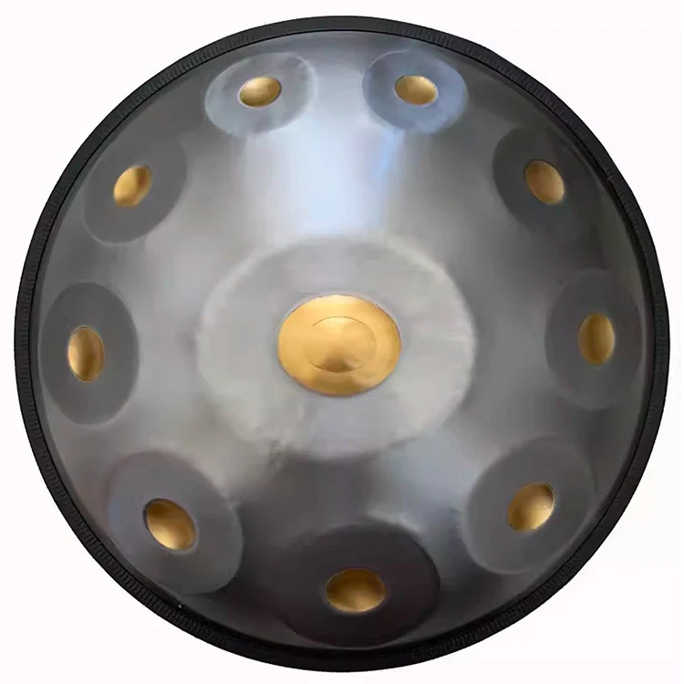 

2025 Tongue Drum Stainless Steel 9 10 12 Notes Hnadpan Handmade Sound Therapy Music Handpan Professional Musical Instrument