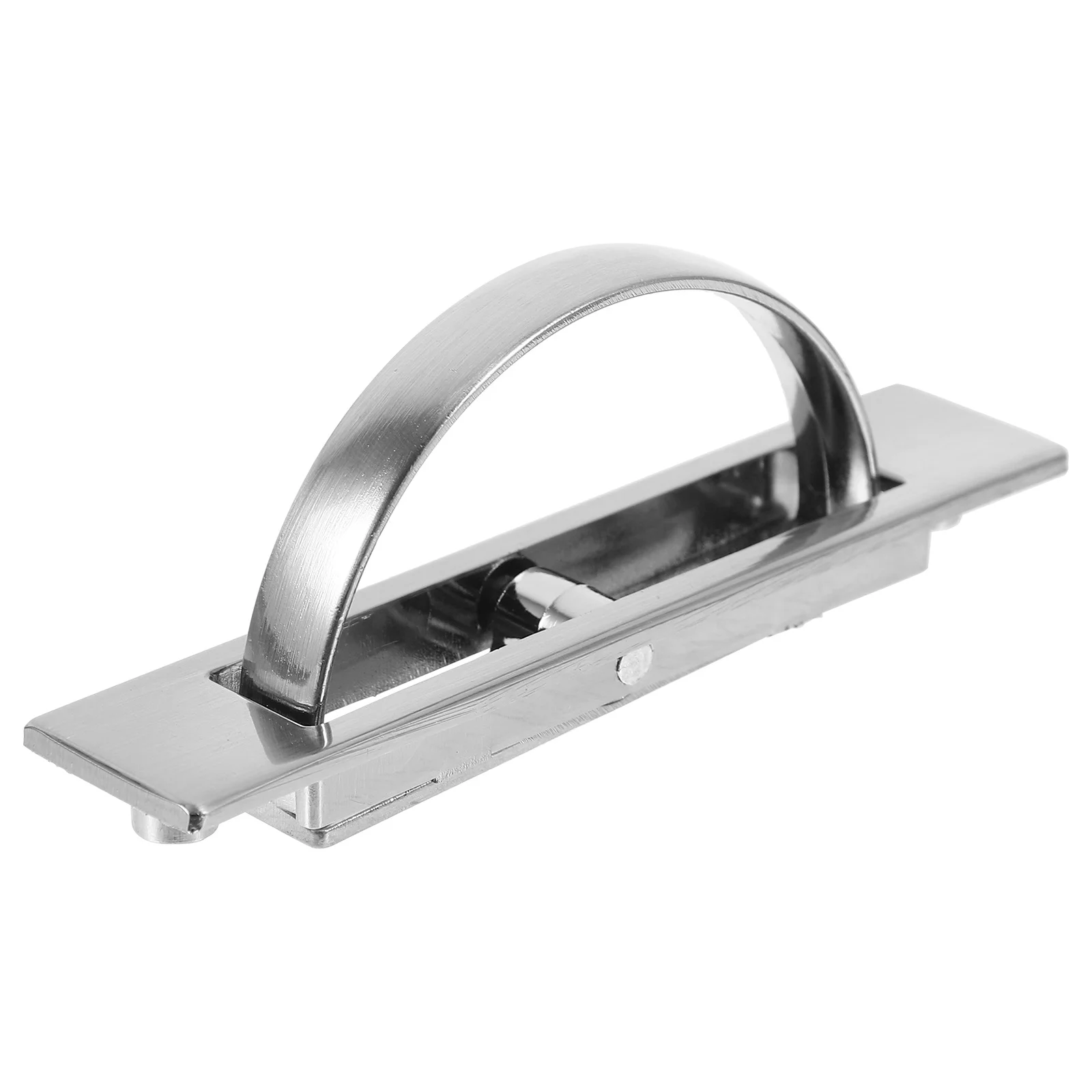 

Recessed Pull Handle Zinc Alloy Cabinet Door Grip Rotation Design For Drawer Wardrobe Closet Hidden Knobs Furniture Pulls