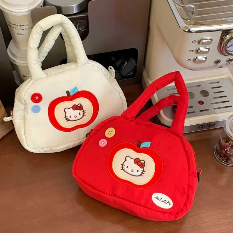 

Cute Sanrio Cartoon Hello Kitty Crossbody Bag Kawaii Large Capacity Portable Mobile Wallet Multi Functional Handbag Shoulder Bag