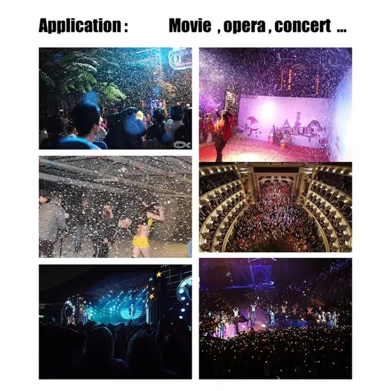 

2000w Moving Head Snow Making Machine For Festival Party Snow Machine Snow Maker Machine