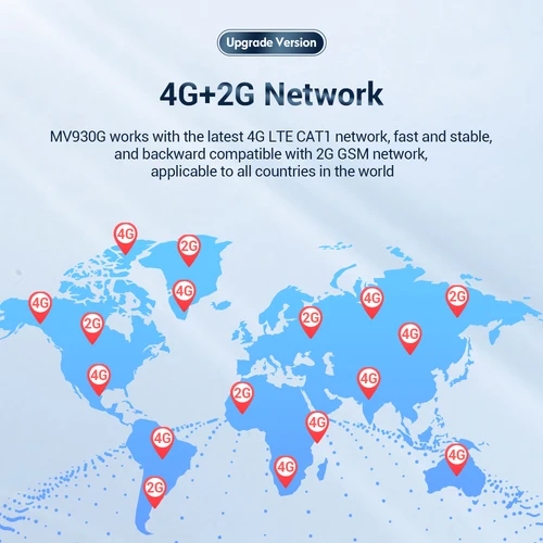 Imagen 2 del producto MiCODUS GPS para coche Rastreador 4G Tracker MV930G 9-95V corte relé de combustible GPS Tracker motocicleta vibración ACC alertas de encendido/apagado