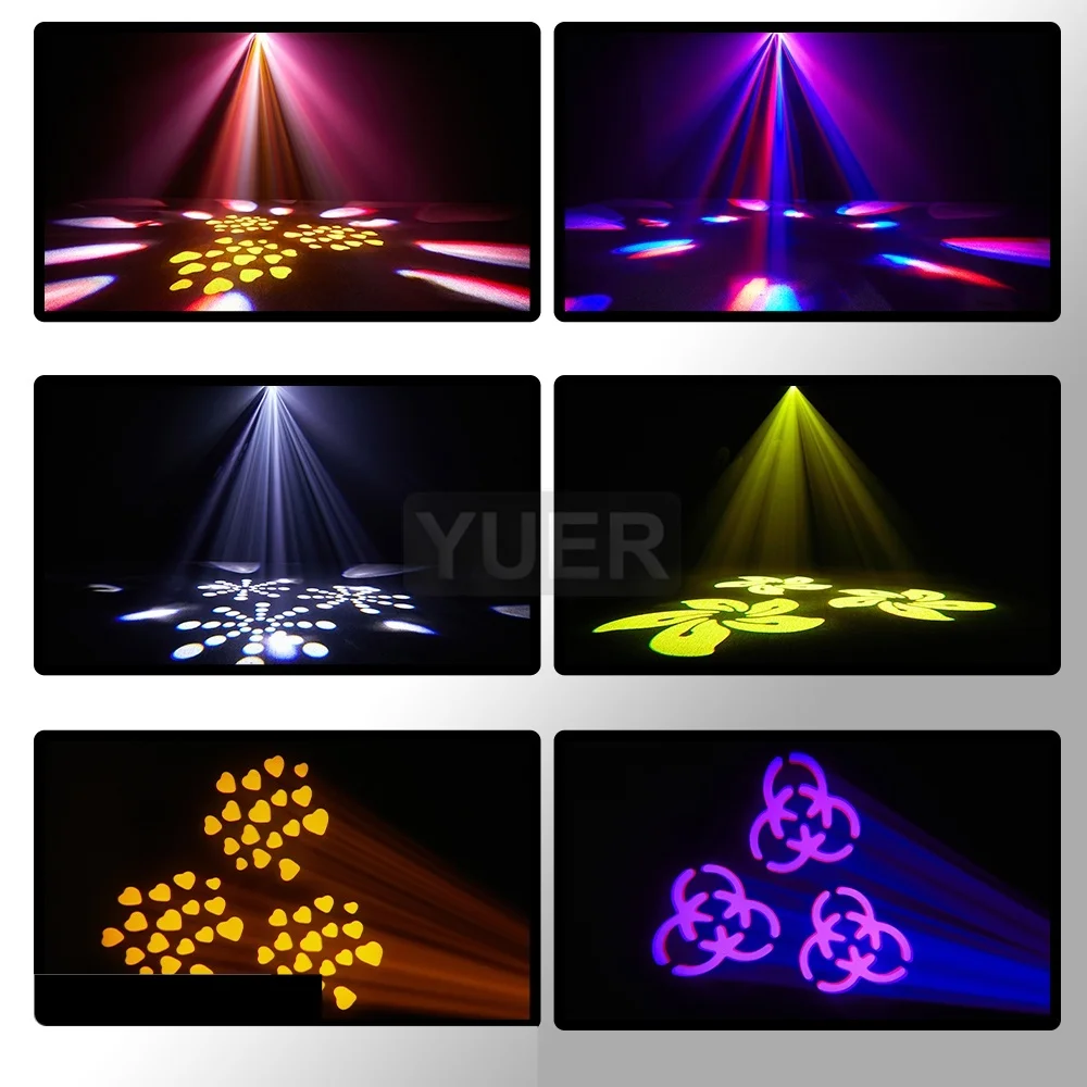 NEW Bee Eye LED Spot 150W Moving Moving Light and Gobo 3 Sided Prism DMX Controller LED Spotlight Moving Disco Dj Party Light