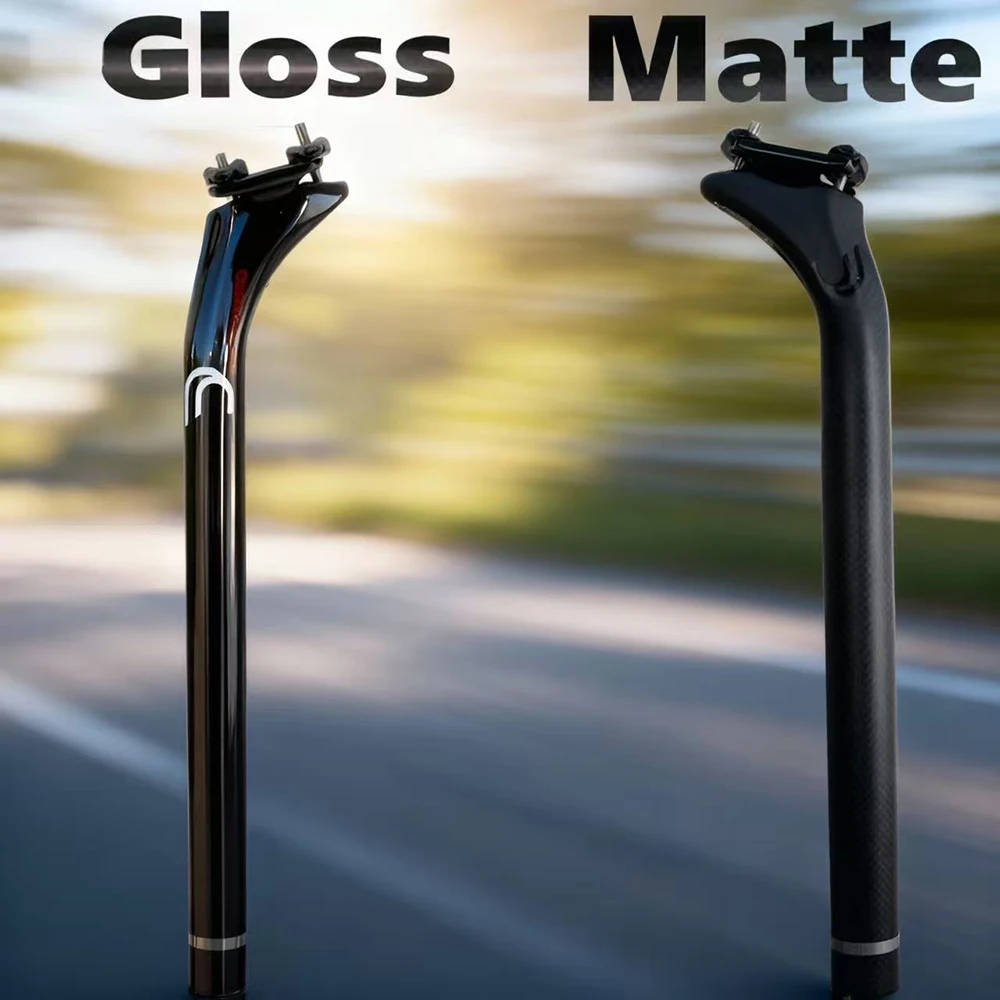 

DE Zero Carbon Seatpost 2025 New T800 Carbon Fiber 169g Lightweight 27.2/30.8/31.6mm Diameter Fit for Mountain Road Bike