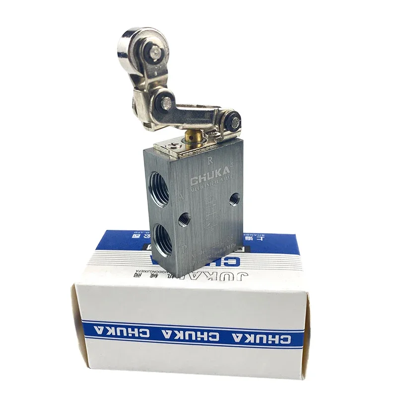S3L Roller Type Pneumatic Control Valve Two-position Three-way Mechanical Valve S3L-M5 S3L-06 S3L-08 Aluminum Alloy