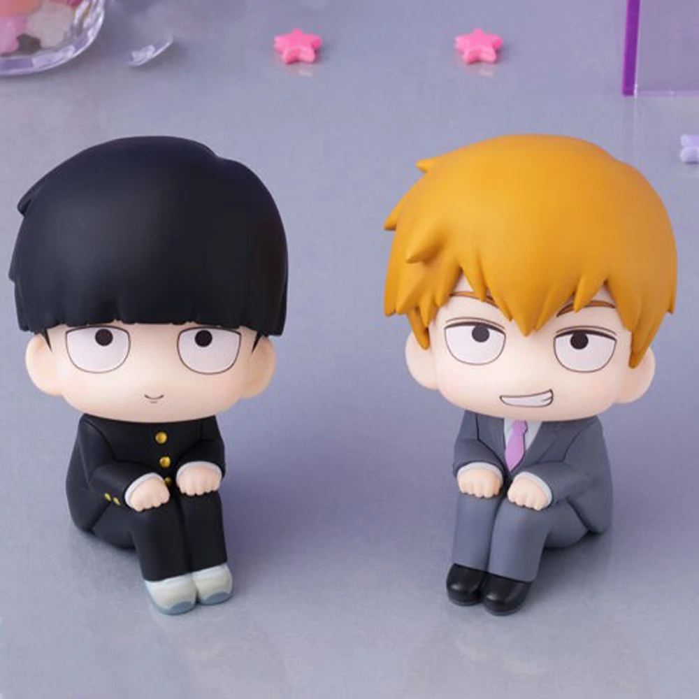 อะนิเมะรูป Kageyama Shigeo ตัวเลข Mob mini action ตัวเลข Reigen Arataka รูปตุ๊กตา PVC ของเล่นผู้ใหญ่เครื่องประดับของขวัญ 11 ซม.