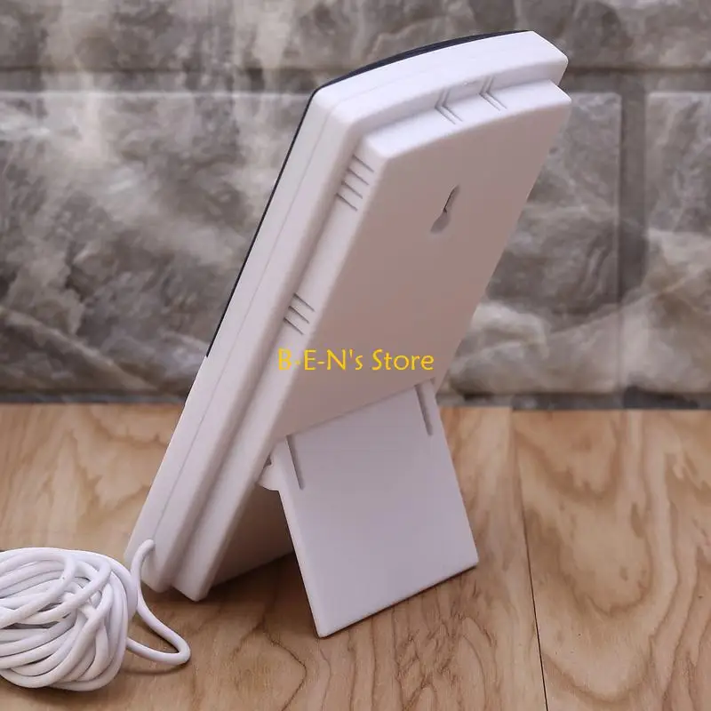 Y1AD Upgraded Temperature Monitor for Indoor & Outdoor Electronic Thermometer with Probe Dual Display ℃/ °F Switchable