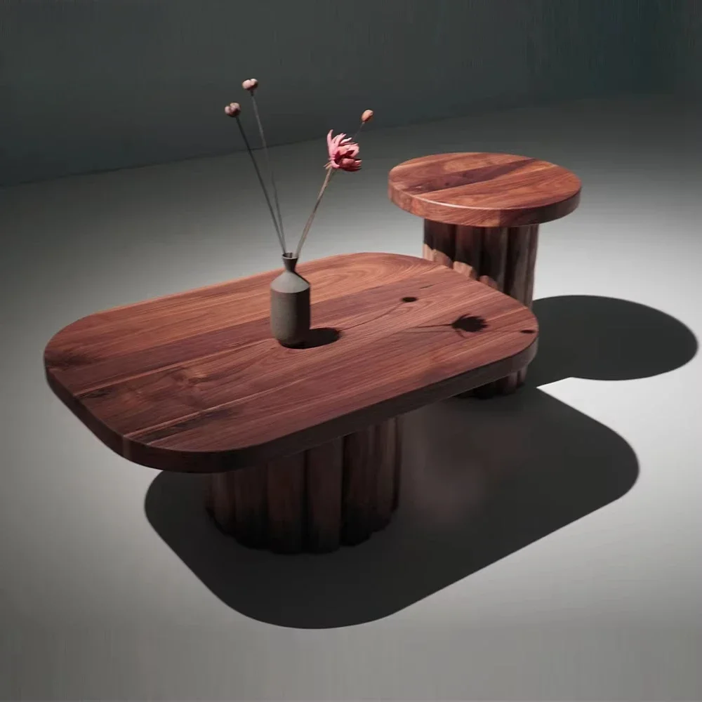 

A Home Nordic Living Room Small Wooden Coffee Table