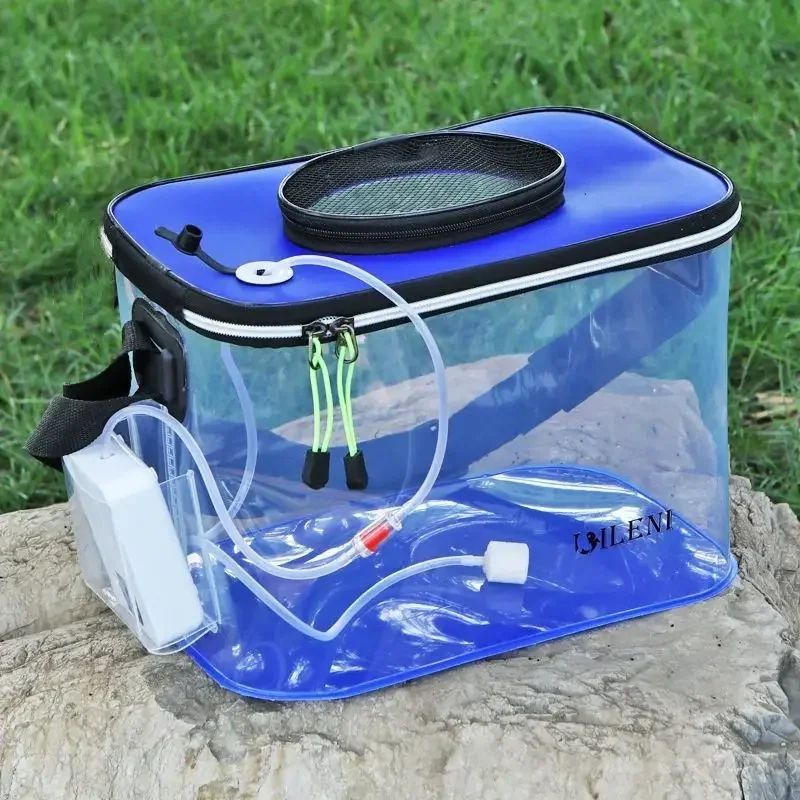 

Fishing bucket Thickened transparent fish bucket eva folding portable bucket