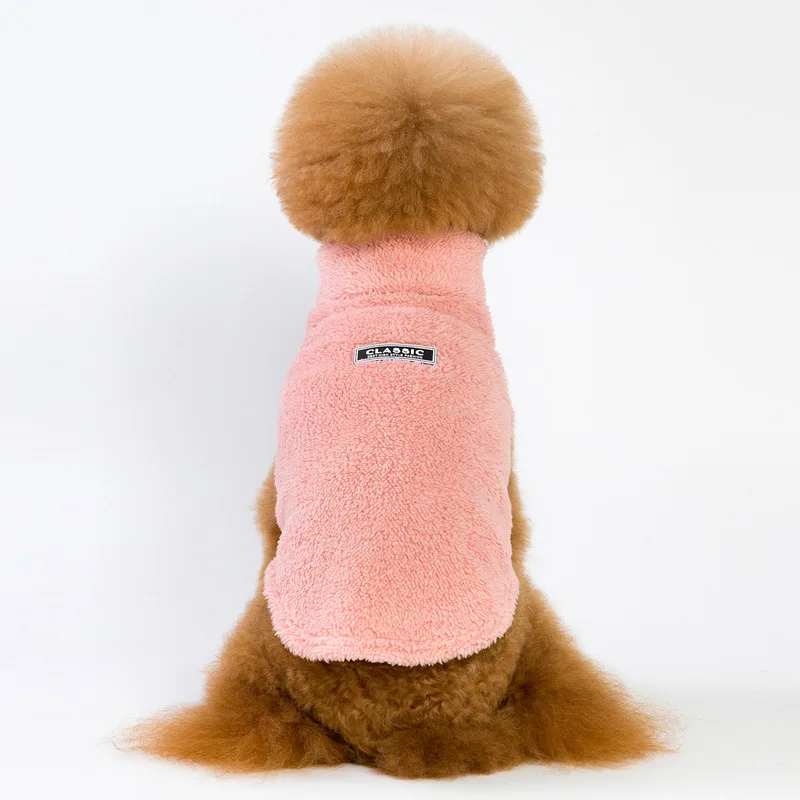 Autumn and Winter Double-Sided Velvet High Neck Pet Clothes /XXL Flannel and Cotton  Warm Apparel dog clothes