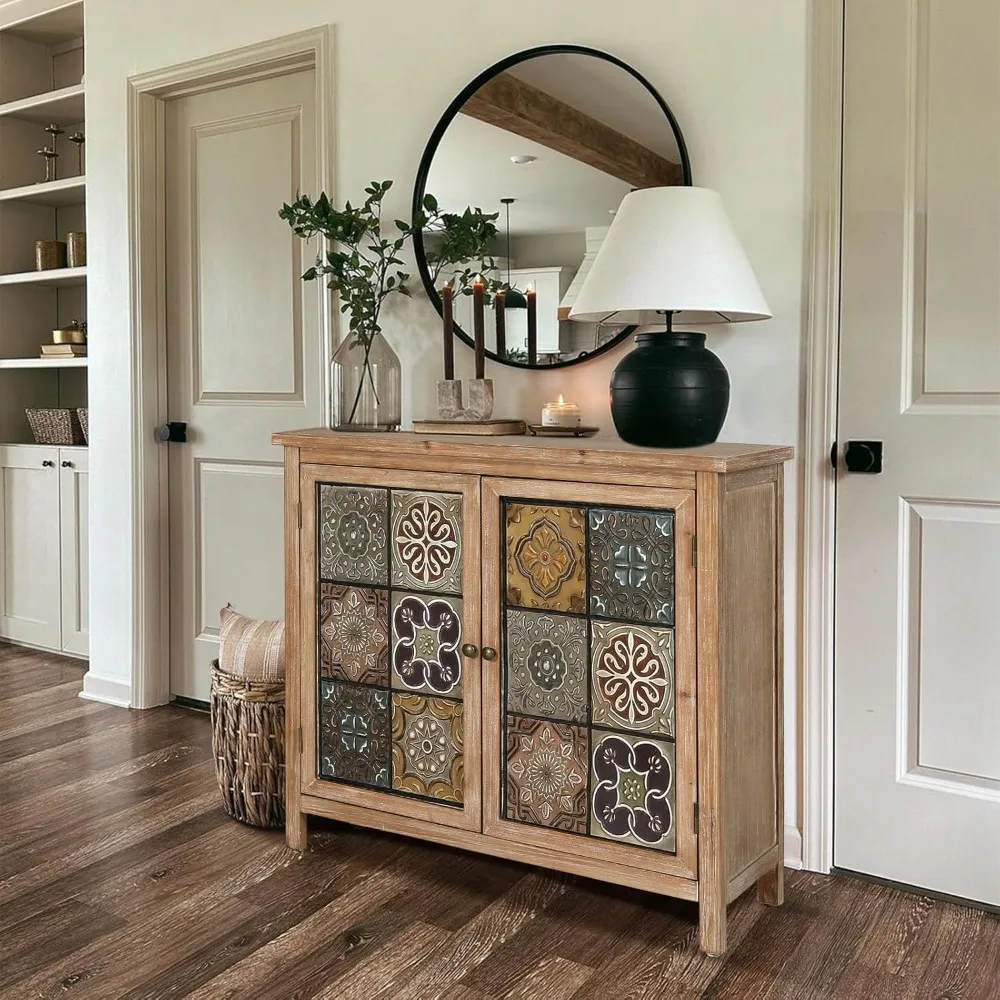 Accent Cabinet - Entryway Storage for Living Room, Small Buffet