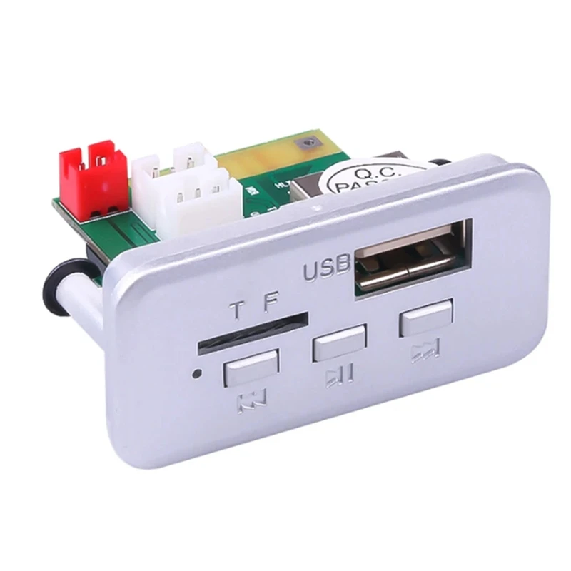 Плата декодера WMA WAV для самостоятельной сборки MP3, 12 В, Bluetooth 5,0, аудио, USB, TF, FM-радио, модуль громкой связи, mp3-плеер