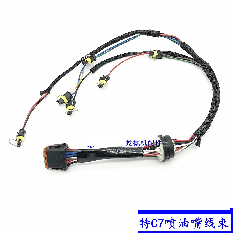 

For Caterpillar Excavator 324D 325D 329D nozzle wiring harness C7 engine injector line plug