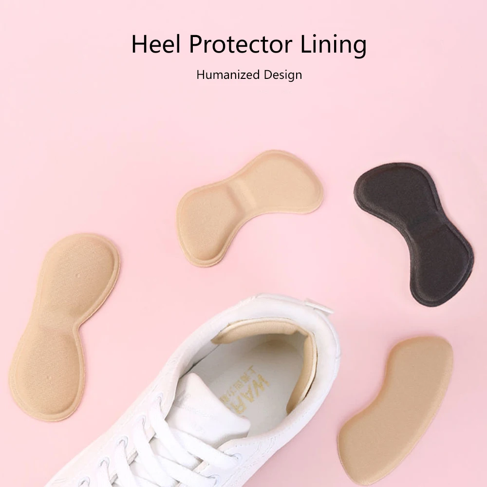 4 Paar Fersenschutz für Damenschuhe, Größenreduzierer, Füllkissen, Polsterung für High Heels, Futtereinsatz, Fersenschmerzlinderung, Schuhpolster – Detail 9