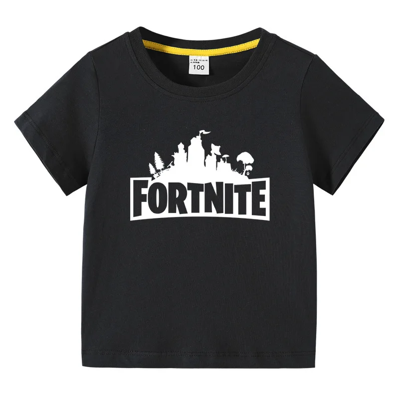 

Футболка с периферийными устройствами игры Fortnite, летний топ с короткими рукавами, детская модная хлопковая спортивная одежда для отдыха, футболка, подарки