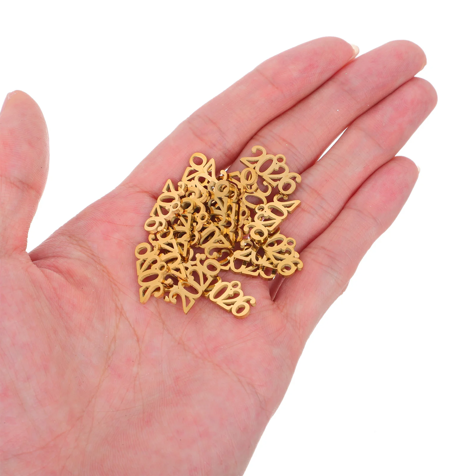 

20 шт., подвески с номером 2026 года, мини-металлические подвески для проектов «сделай сам», украшения для выпускного вечера, принадлежности для рукоделия