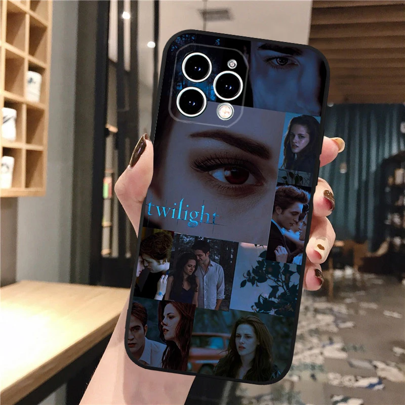 Phone Case For iPhone 16 15 14 Pro Max 16 15 14 13 12 Pro 15 14 Plus SE Twilight Edward and bella Case Funda