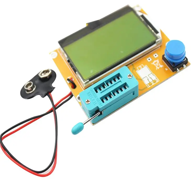Esr Transistor Tester Detector Instrumento de Teste Profissional Capacitor Scr Mos Tube Triode Substituindo Acessórios