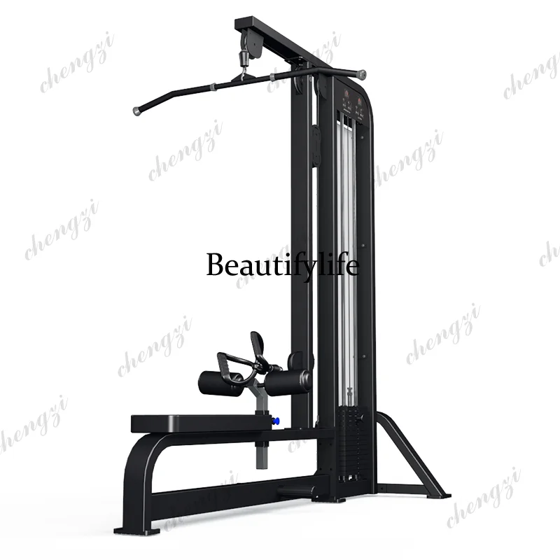 Gym Seated high pull low pull machine Commercial studio Back muscle training equipment
