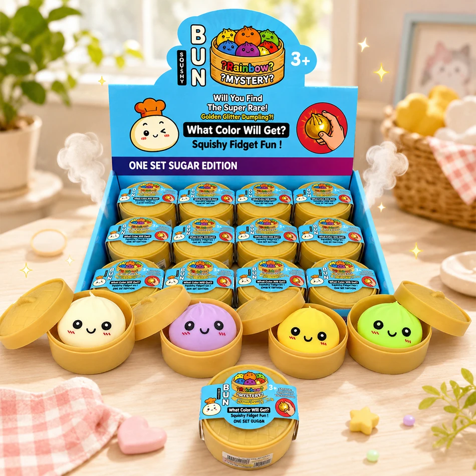 特大レインボー団子スクイーズ、ソフトでゆっくり戻る感覚玩具、 - Sensory Fidget Toys のレビューと価格