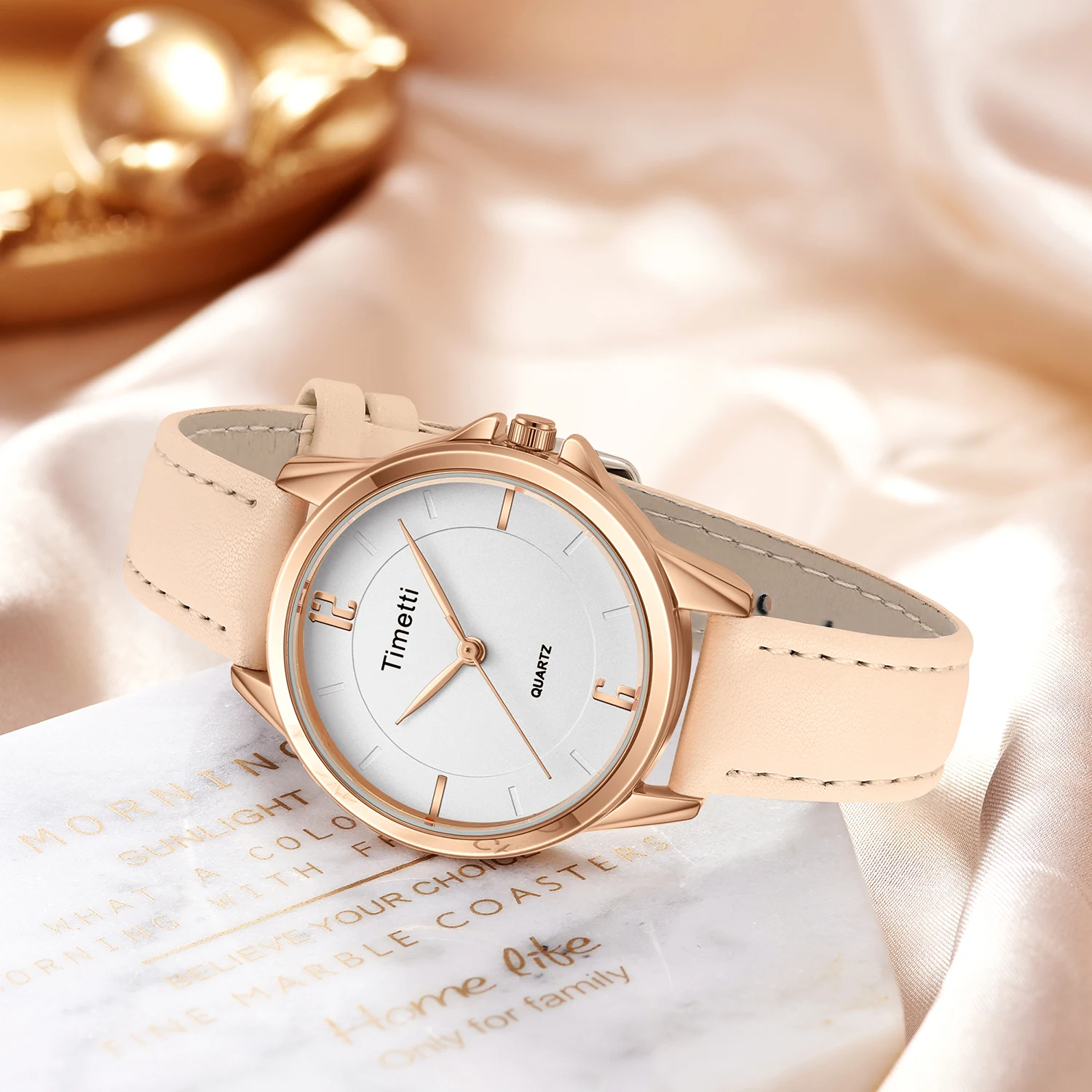 College Style Versatile Simple Belt Fashionable Ladies Watch