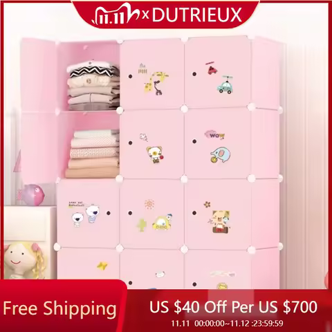 Simple Modern Wardrobe Organizer Minimalist Modular Cheap Exterior Wardrobe Quality Art Put Together Guarda Roupa Home Furniture