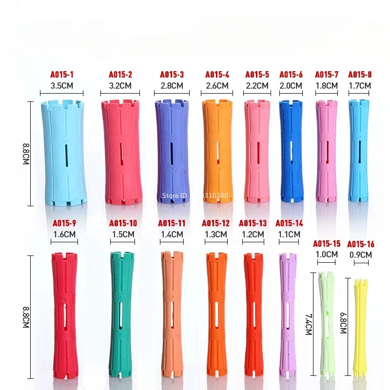 Бигуди Hair Perm Rods Cold Wave Rods Plastic Perming Rod Hair Curling Rollers Curlers Steel Pintail Comb Hair Curler No Heat 헤어롤 image 2