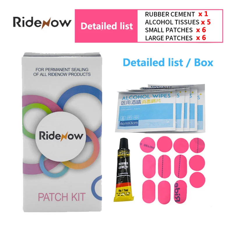 Ridenow MTB Road Bike Tyre  Inner Tube patch Kit TPU Bike Repair Tool