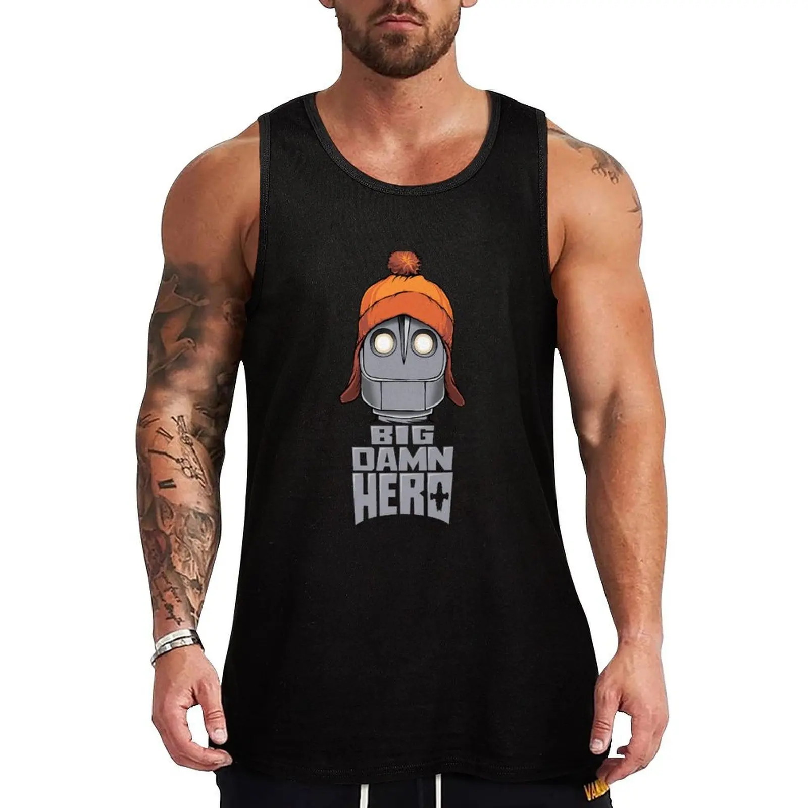 Big Damn Hero Tank Top Urban Street Tank Top Casual Sleeveless Shirt