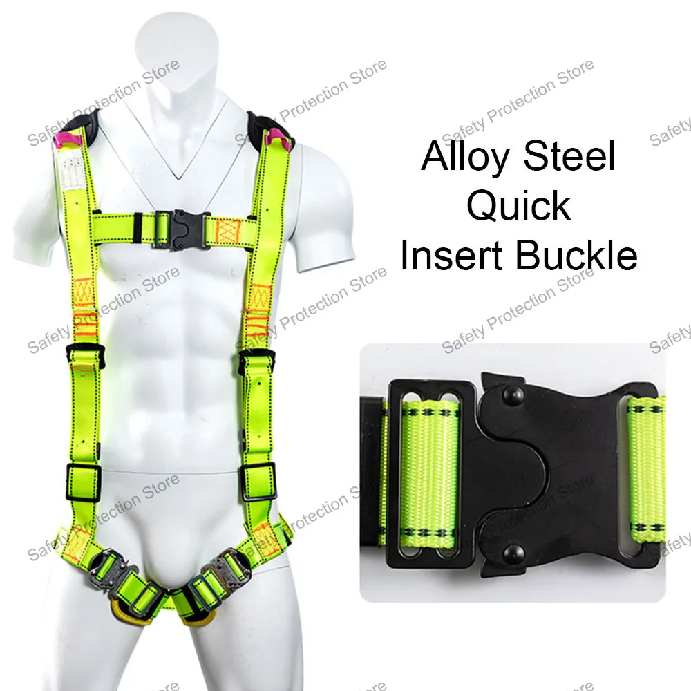 High Altitude Work Safety Harness Full Body Safety Belt Outdoor  Climbing Training Electrician Construction Protective Equipment