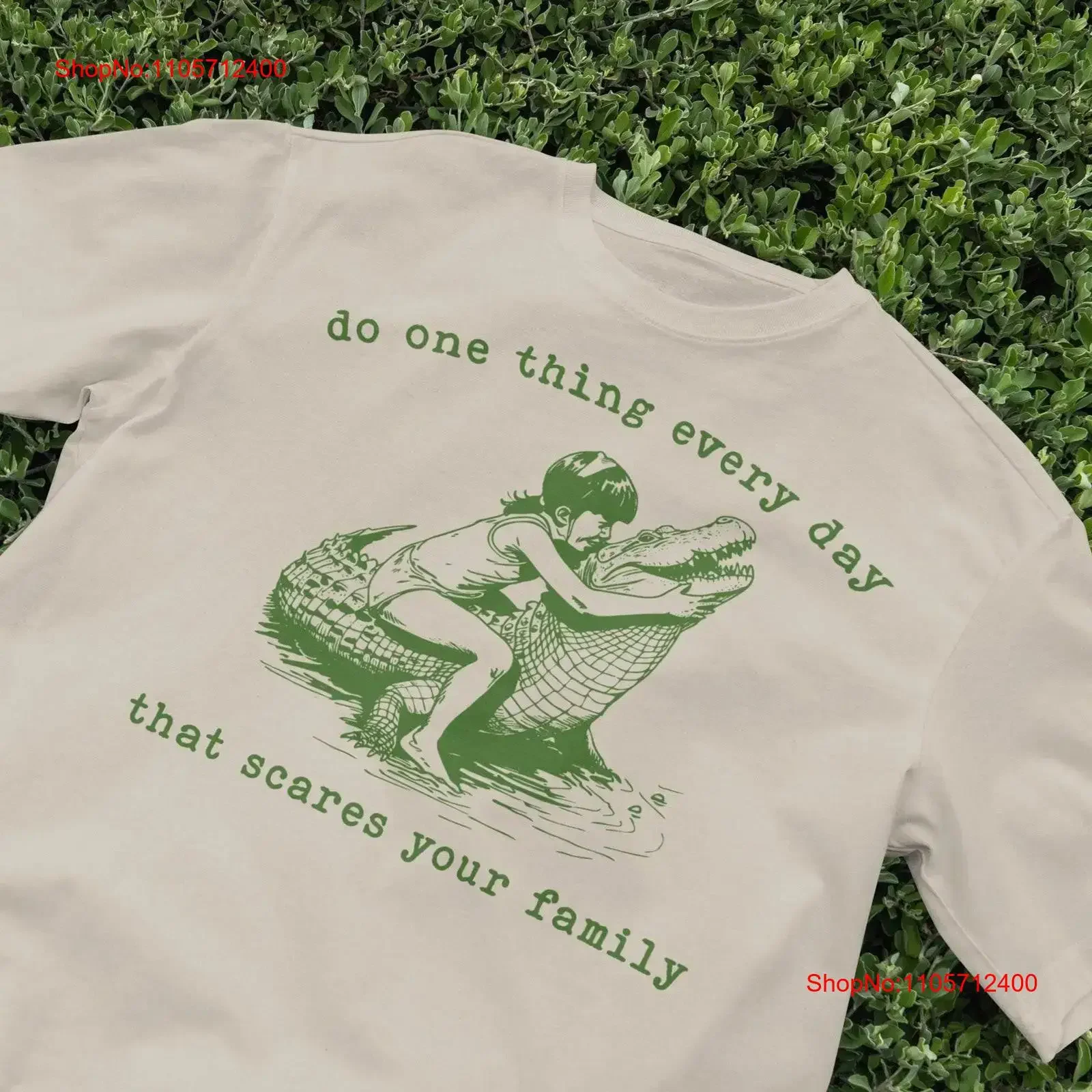Retro Sarcastic T Shirt Funny Motivational Alligator Top Vintage Style Humor Edgy Family 90s Nostalgia vintage Washed