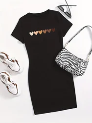 Plus Size Women Short Sleeve O-Neck Loose Casual Dresses Fashion High Quality Short Sleeve Loose Sports Tshirt Breathable Top