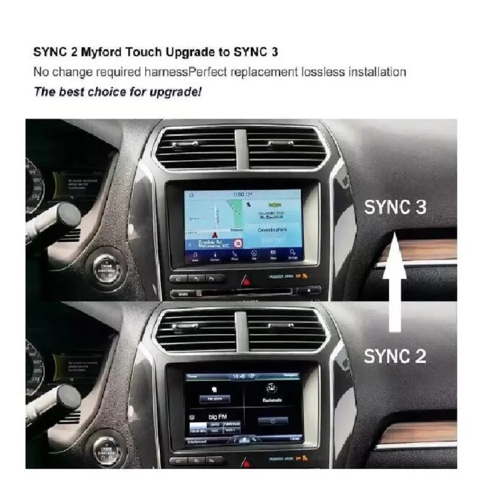 New For Ford F-150 F250 F350 F450 Sync3 Navigation GPS DVD Player for Fords SYNC 2 to SYNC 3 Upgrade