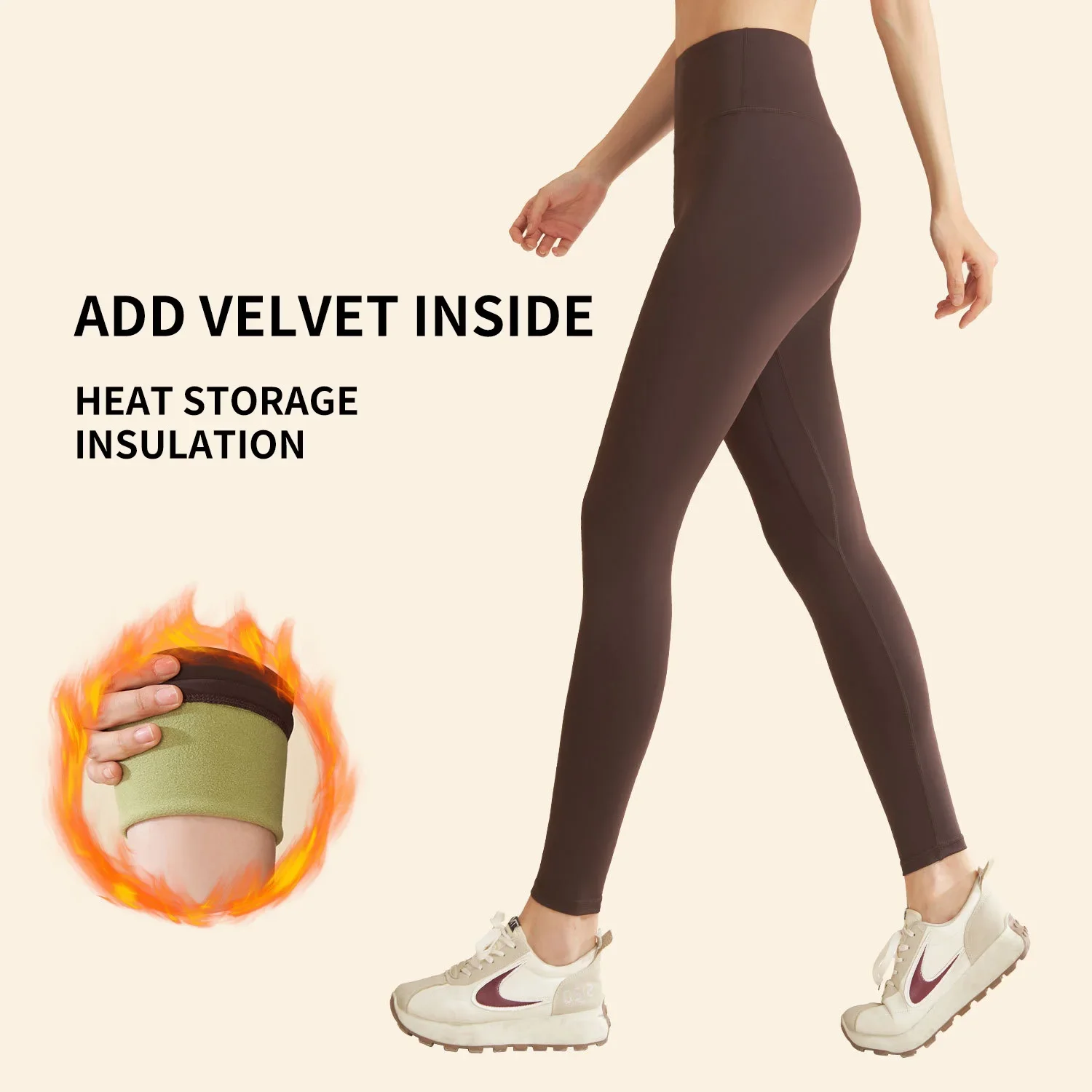 

Зимние толстые и флякие штаны для йоги, леггинсы для спортзала, женские бесшовные спортивные штаны для фитнеса с высокой талией для девочек 058